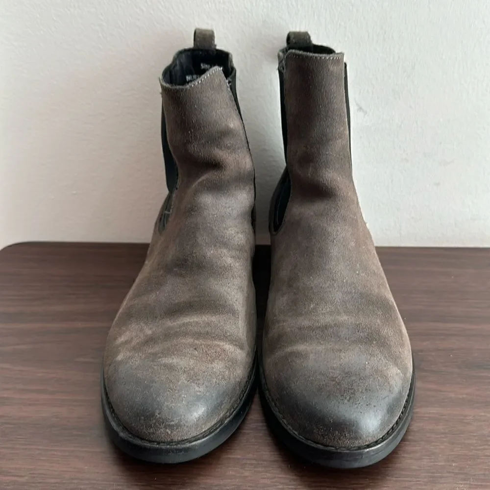 Thursday Boot Company Everyday Brown Nubuck Leather Chukka Boots Sz 6.5